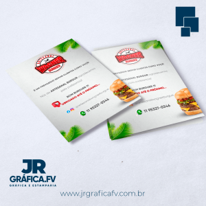 PANFLETO 10X15CM BAIXA TIRAGEM 115G 10X15CM 4X0 e 4X4  Refile 