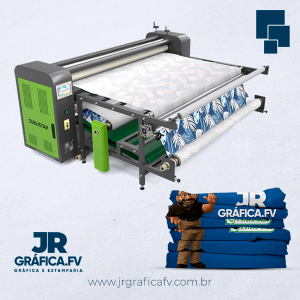 Tecido Personalizado Estampa em Calandra Calandra  4x0 - Colorido Frente  Sem costura - Sem refile 